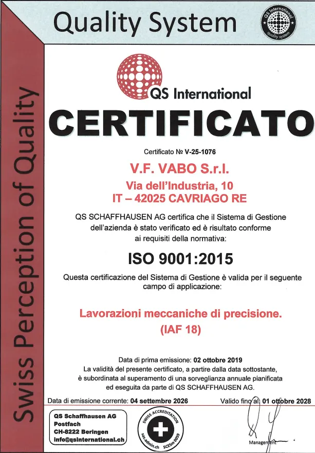 certificato iso